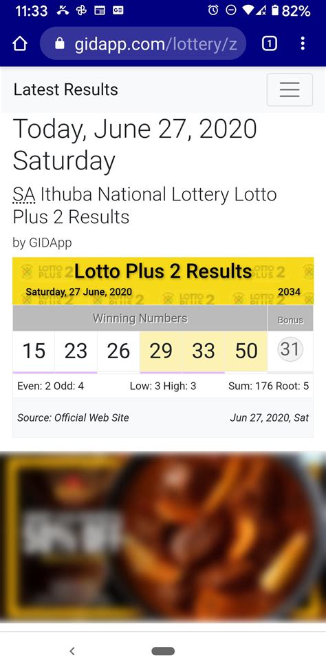 Lotto, Lotto plus and Lotto plus 2 draws results .
